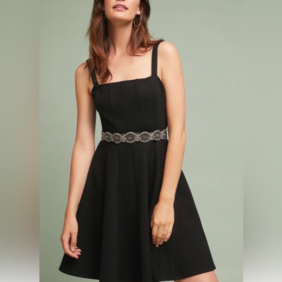 Anthropologie Bailey 44 Antonella Black Dress - Picture 2 of 5